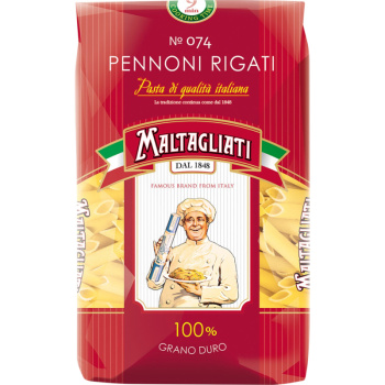 Макаронные изделия Перо рифленое №074 Мальтальяти 450г