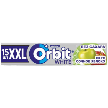 Жевательная резинка Orbit White XXL Сочное яблоко , 20 г