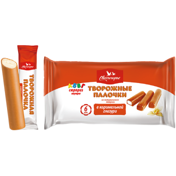 Сырок творожный 23% 180г в карамельной глазури с ванилином