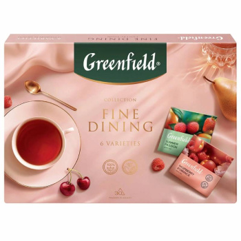 Чай Greenfield Коллекция изысканного чая Ассорти, 6 вкусов, 30 пирамидок, 54,5г