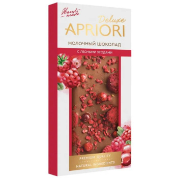 Шоколад Apriori молочный Ягодный микс, 85г