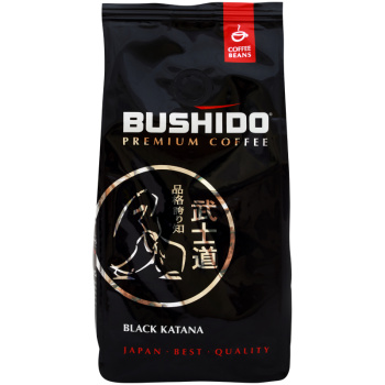 Кофе Bushido Black Katana зерно, 227г