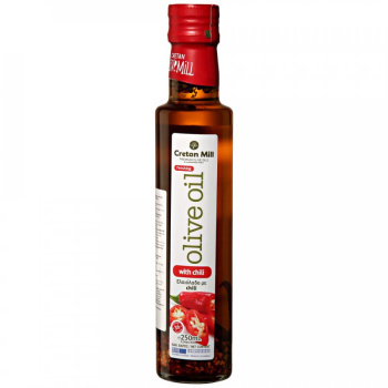 Масло оливковое Extra Virgin с перцем чили CRETAN MILL