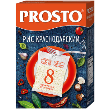 PROSTO Рис Краснодарский 8 пакетов 62,5г Ангстрем