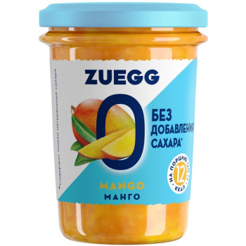 Конфитюр Zuegg Манго без сахара, 220г