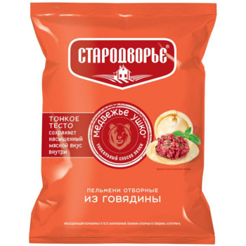 Пельмени Отборные говядина Стародворье, 430г