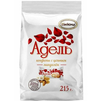 Конфеты Адель с цельным миндалем 215г