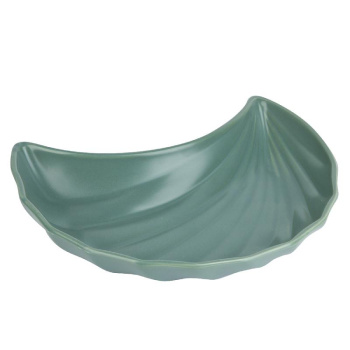 Тарелка_фигурная_Fresh_Taste__Dark_green_23х13х4см