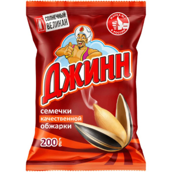 Семечки Джинн 200г подсолнечника Солнечный великан жареные