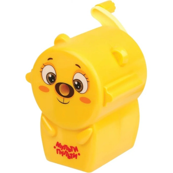 Точилка механическая Мульти-Пульти Медвежонок пластиковый корпус