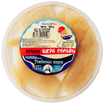 Икра сельди Рожденная морем ястычная слабосолёная в масле, 180г