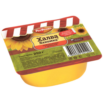 Халва Лакомка подсолнечная с арахисом, 250г