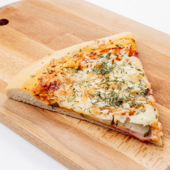 Пицца домашняя с ветчиной