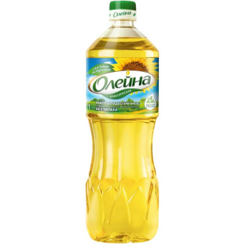 Масло Олейна подсолнечное рафинированное, 1л