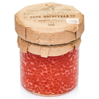Икра лососевая Красное Золото горбуша зернистая, 300г
