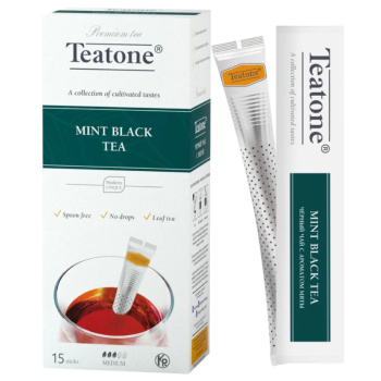 Чай TeaTone 15пак черный с мятой