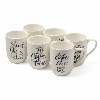 Кружка QUOTES, фарфор, 320мл