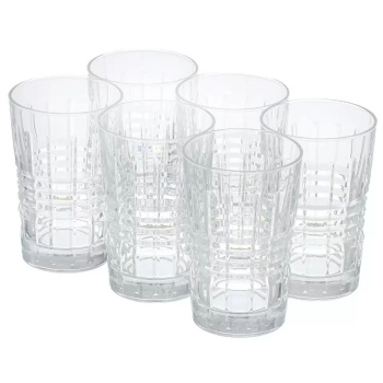 Набор стаканов RENDEZVOUS 6шт, высокие, 360мл 