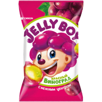 Мармелад жевательный Orion Jelly Boy со вкусом красного винограда, 66г