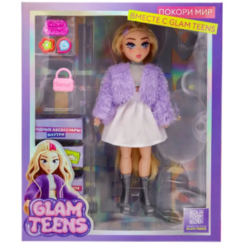 Модная кукла Funky Toys, коллекция Glam Teens, Эмили с аксессуарами, 25 см