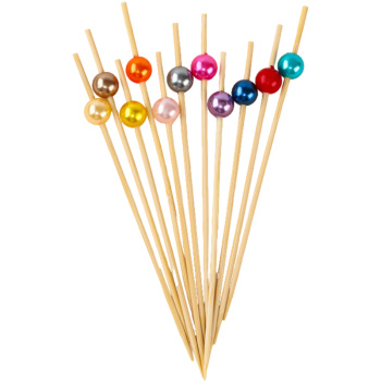 Шпажки для канапе Жемчужина 24 шт, МИКС 