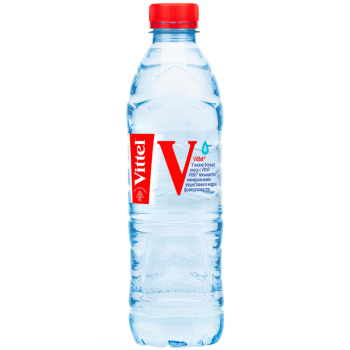Вода Vittel 0,5л минеральная природная негаз пэт
