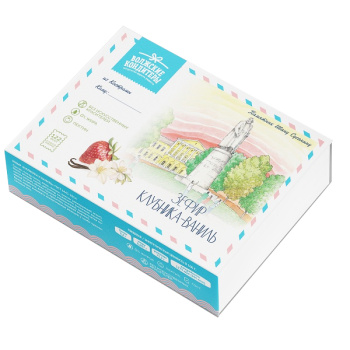 Зефир ванильно-клубничный 250г ПУ Волжские кондитеры