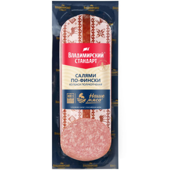 Салями По-фински полукопченая Владимирский Стандарт, 350г