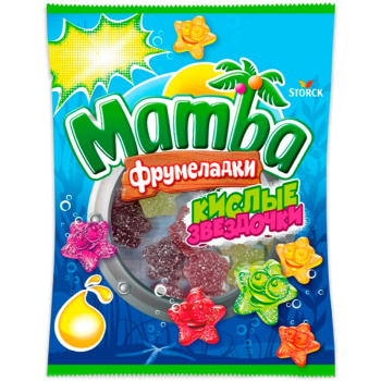Жевательный мармелад Мамба Кислые звездочки 70г