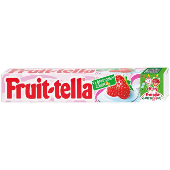 Жевательные конфеты Fruit-tella Клубничный йогурт, 41г