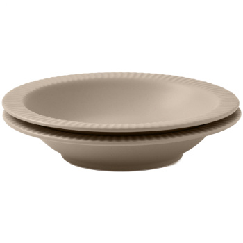 Набор тарелок глубоких Magistro Jarwah «Lausanne» 21,3х4см бежевый цвет, 2шт