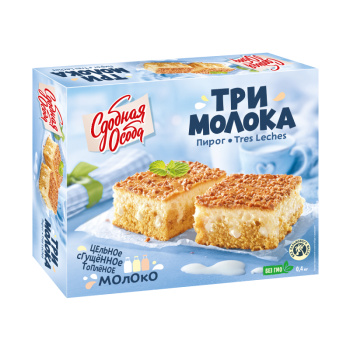 Пирог Три молока Черемушки, 400г 