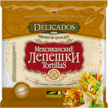 Тортильи Delicados пшеничные 400г