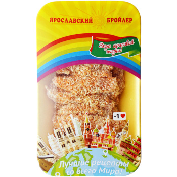 Стрипсы в хрустящей панировке 300г Ярославский бройлер