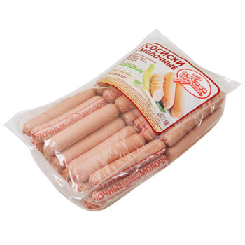 Сосиски молочные Мясной Гурман ГОСТ 1с