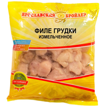 Филе грудки измельченное охлажденное Ярославский Бройлер, 650г