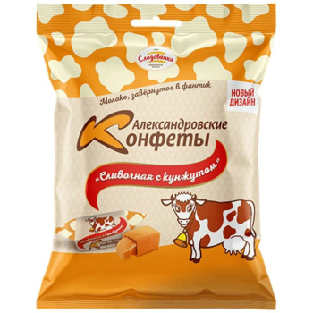Конфеты Александровские Сливочная с кунжутом 250г