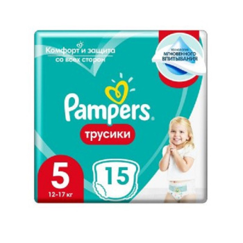 Подгузники-трусики_для_детей_Pampers_Pants_юниор_(12-17кг)_15шт