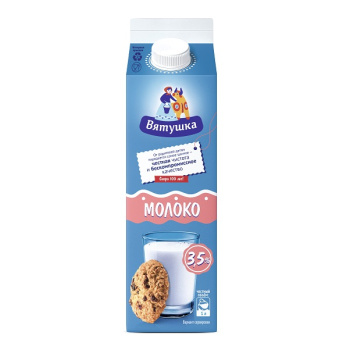 Молоко Вятушка 3,5% 1л БЗМЖ Киров