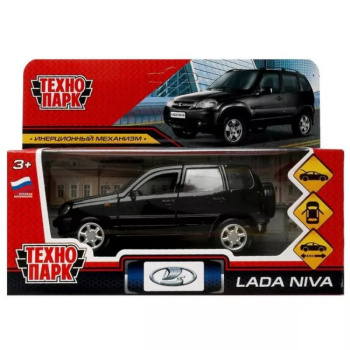 Машина металлическая LADA NIVA, длина 12см, черная