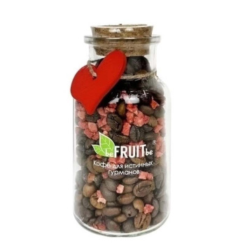 Кофе BeFruitbe в зёрнах с клубникой, 180г