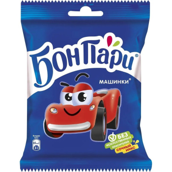 Жевательный мармелад БонПари Машины 75г