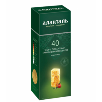 Сыр Аланталь № 120 для вина твердый 45% 190г