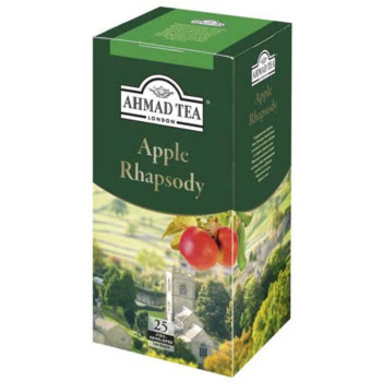 Чай Ахмад Эппл Рапсоди 25 пакетиков с ярлычком в фольгированных конвертах 1шт