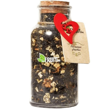 Чай Сокочай черный с ананасом, яблоком и мятой