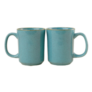 Набор кружек SL Home Аззура 2шт, 12,5х8,5х10,8см, голубые, 400мл