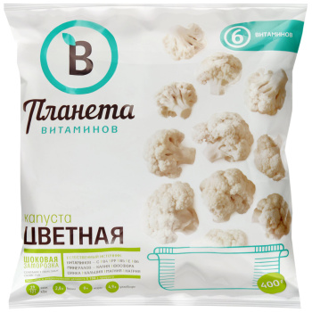 Цвет.капуста Едим Дома Пл.Витам.400г