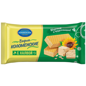 Вафли С халвой 200г Коломенское