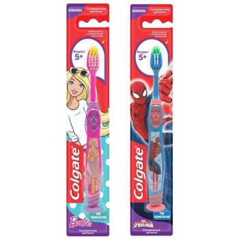 Зубная щетка Colgate детская Smiles 5 + супермягкая 1шт