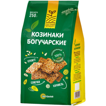 Козинаки Богучарские неглазир классические 250г